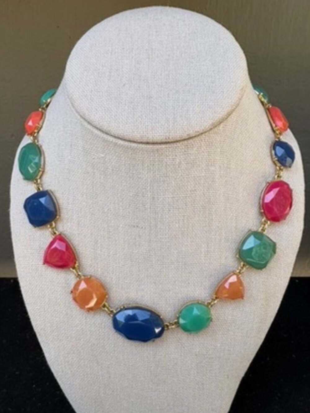 Vintage Carolee Multi-Colored Stone Necklace